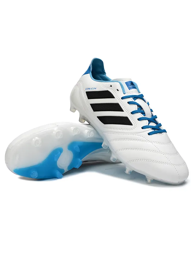 Adidas Copa Icon White Blue Black Firm-Ground Soccer Shoes 4