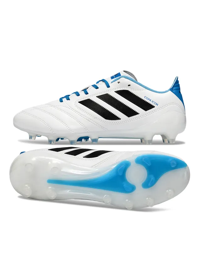 Adidas Copa Icon White Blue Black Firm-Ground Soccer Shoes 6