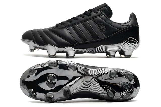 Adidas Copa White Multicolor Quilted Leather Upper Three-Stripe Side Panel Firm-Ground Soccer Shoes 4