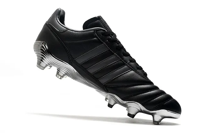 Adidas Copa White Multicolor Quilted Leather Upper Three-Stripe Side Panel Firm-Ground Soccer Shoes 5
