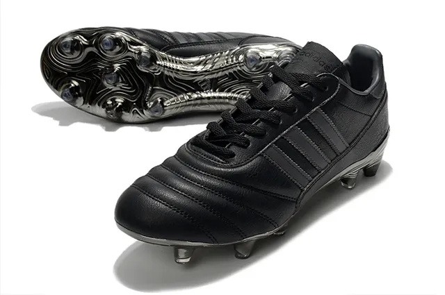 Adidas Copa White Multicolor Quilted Leather Upper Three-Stripe Side Panel Firm-Ground Soccer Shoes 20