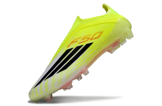 Adidas F50 Neon Yellow Black Firm-Ground Soccer Shoes 11