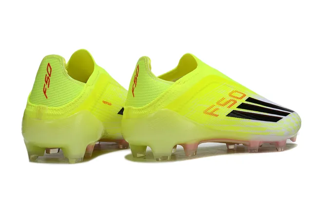 Adidas F50 Neon Yellow Black Firm-Ground Soccer Shoes 14