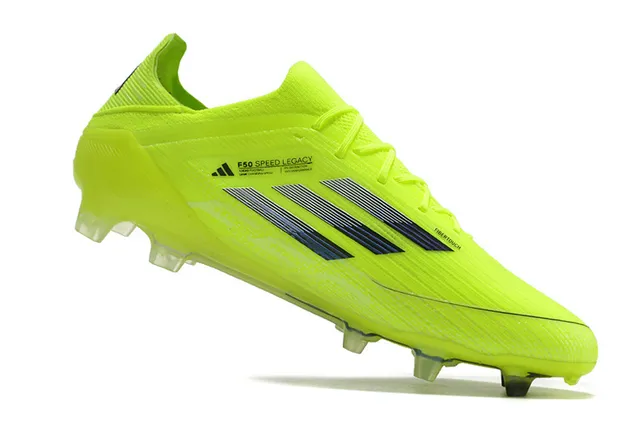 Adidas F50 Neon Yellow Firm-Ground Soccer Shoes 2