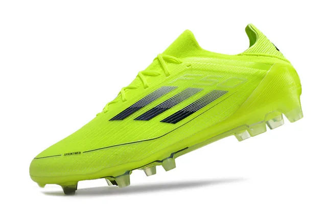Adidas F50 Neon Yellow Firm-Ground Soccer Shoes 3