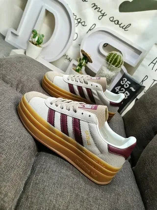 Adidas Gazelle Light Gray Navy Orange Gum Lifestyle Sneakers 17