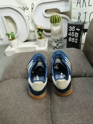 Adidas Gazelle Tênis Lifestyle de Camurça Azul Marinho 8