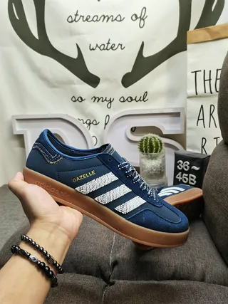 Adidas Gazelle Navy Blue Suede Lifestyle Sneakers 5