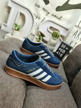 Adidas Gazelle Navy Blue Suede Lifestyle Sneakers 9