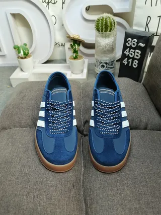 Adidas Gazelle Navy Blue Suede Lifestyle Sneakers 10