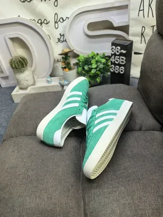 Adidas Gazelle OG Green Suede Lifestyle Sneakers 6