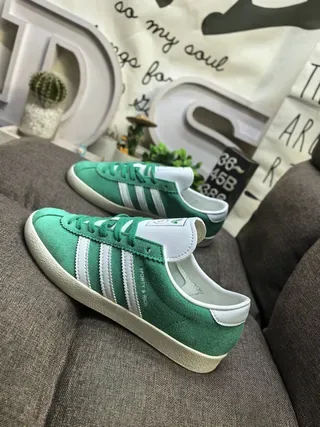 Adidas Gazelle OG Green Suede Lifestyle Sneakers 7