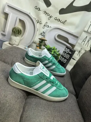Adidas Gazelle OG Green Suede Lifestyle Sneakers 9
