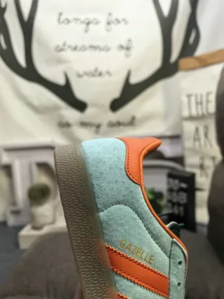 Adidas Gazelle Pink Suede Lifestyle Sneakers 23