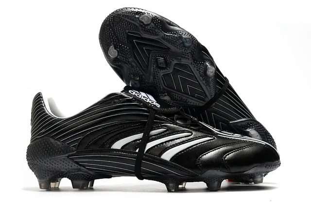 Adidas সোনালি সাদা ধাতব সিন্থেটিক উপরের রিবড টেক্সচার দৃঢ় মাটির ফুটবল জুতা 3