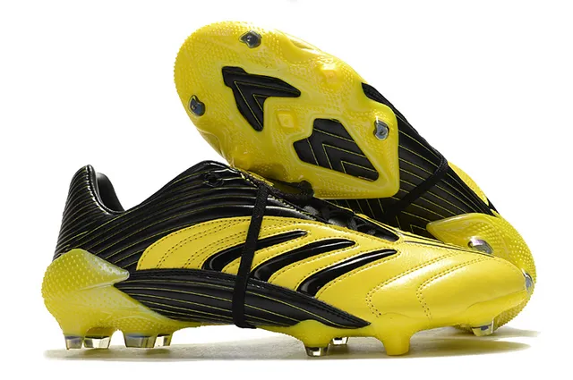 Adidas সোনালি সাদা ধাতব সিন্থেটিক উপরের রিবড টেক্সচার দৃঢ় মাটির ফুটবল জুতা 8