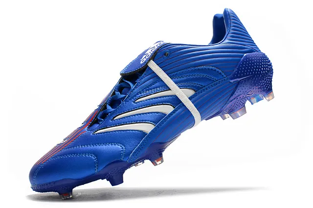 Adidas সোনালি সাদা ধাতব সিন্থেটিক উপরের রিবড টেক্সচার দৃঢ় মাটির ফুটবল জুতা 20