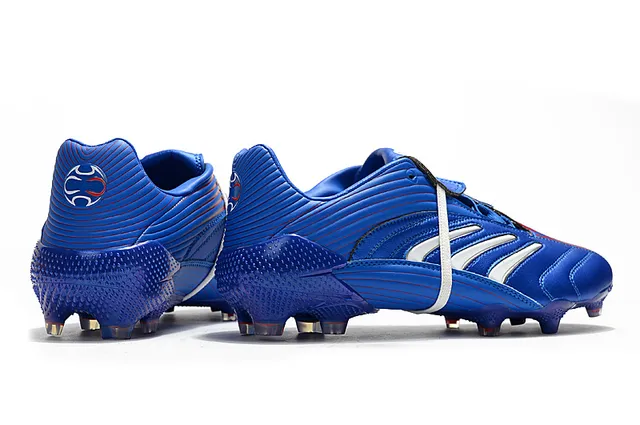 Adidas সোনালি সাদা ধাতব সিন্থেটিক উপরের রিবড টেক্সচার দৃঢ় মাটির ফুটবল জুতা 23