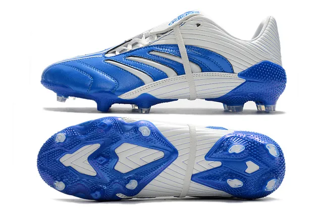 Adidas সোনালি সাদা ধাতব সিন্থেটিক উপরের রিবড টেক্সচার দৃঢ় মাটির ফুটবল জুতা 24
