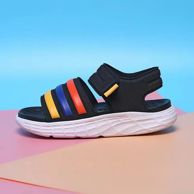 Adidas Sandales pour Enfants à Double Bride Pastel Colorblock Casual 4