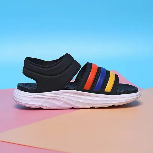 Adidas Sandales pour Enfants à Double Bride Pastel Colorblock Casual 7