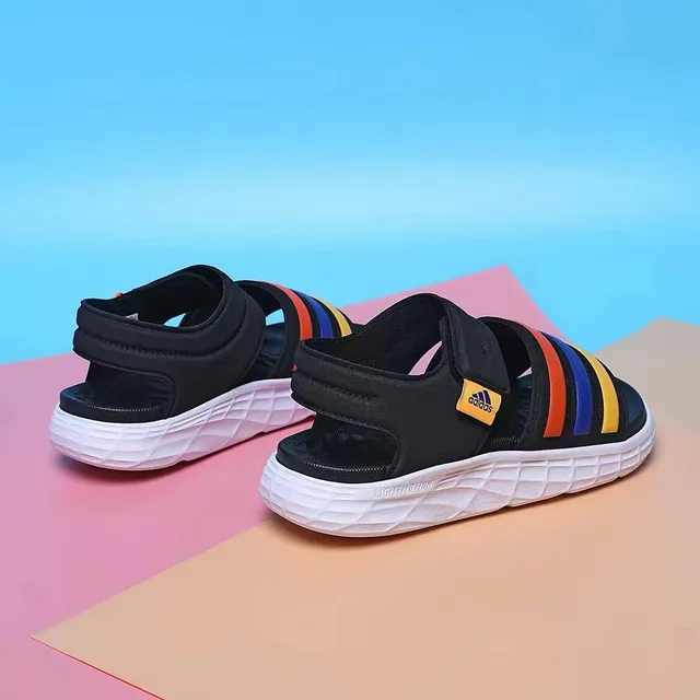 Adidas Sandales pour Enfants à Double Bride Pastel Colorblock Casual 10