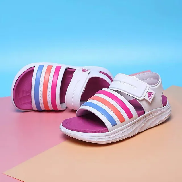 Adidas Sandales pour Enfants à Double Bride Pastel Colorblock Casual 14