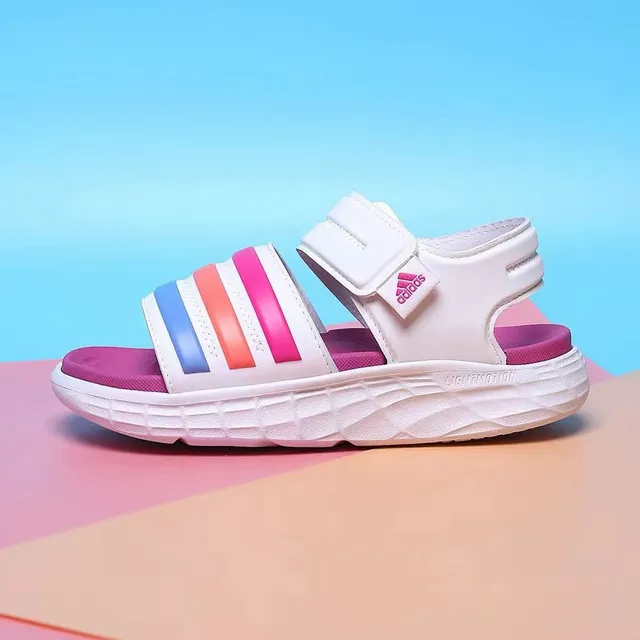 Adidas Sandales pour Enfants à Double Bride Pastel Colorblock Casual 16