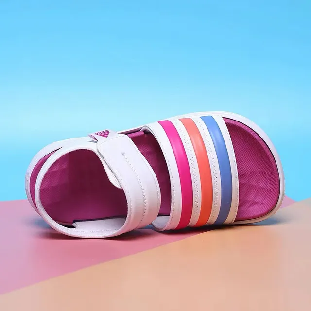 Adidas Sandales pour Enfants à Double Bride Pastel Colorblock Casual 18