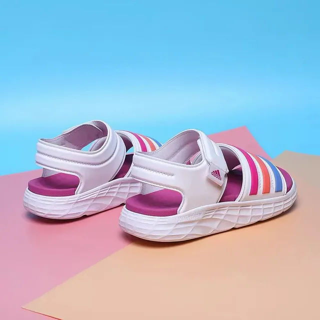 Adidas Sandales pour Enfants à Double Bride Pastel Colorblock Casual 21