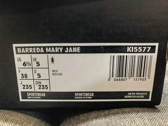 Adidas Mary Jane Rouge-Beige Chaussures basses avec double bride Mary Jane 2