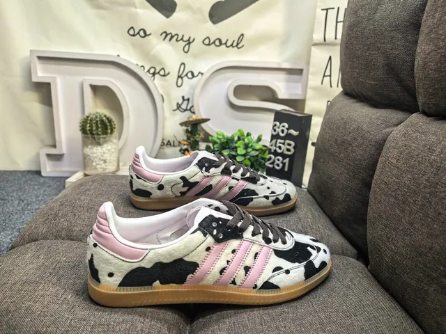 Adidas Multicolor Black Leopard-Print Upper Three-Stripe Side Panel Lifestyle Sneakers 21