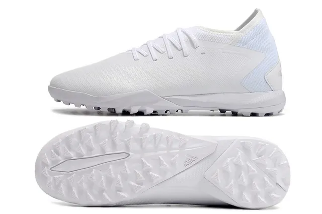 Adidas rose noir coupe basse colockette lacets asymétriques cage gazon artificiel chaussures de football 4