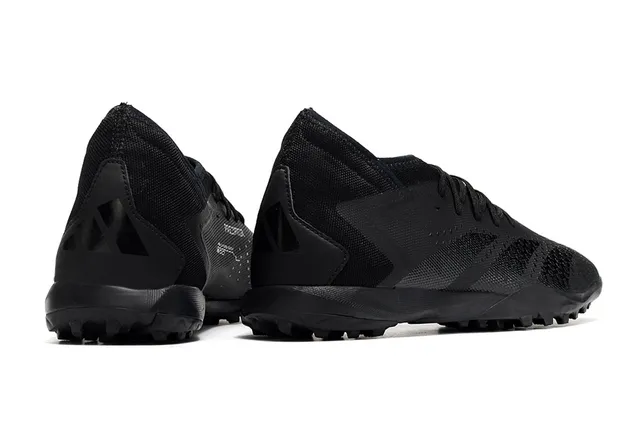 Adidas rose noir coupe basse colockette lacets asymétriques cage gazon artificiel chaussures de football 15