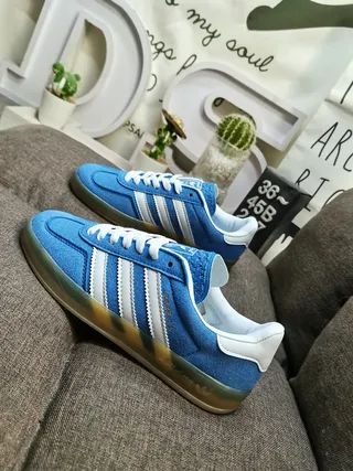 Adidas Pink Green Suede Upper Gum Rubber Sole Lifestyle Sneakers 7