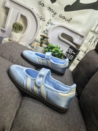 Adidas Pink White Laceless Mary Jane Three-Stripe Side Panel Lifestyle Sneakers 17