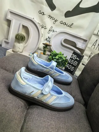 Adidas Pink White Laceless Mary Jane Three-Stripe Side Panel Lifestyle Sneakers 19