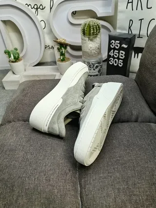 Adidas Platform Suede Gray Lifestyle Sneakers 6