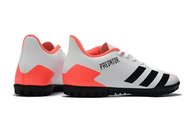 Adidas Predator Preto e Branco Turf Sapatos de Futebol 23