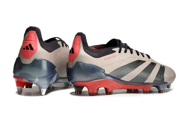 Adidas Predator White and Gold Firm-Ground Soccer Shoes 5