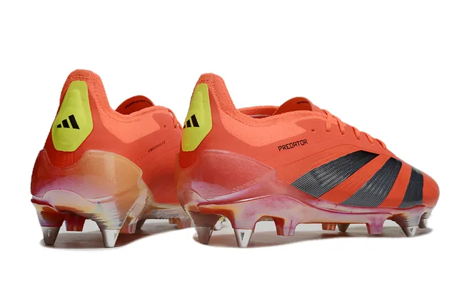 Adidas Predator White and Gold Firm-Ground Soccer Shoes 12