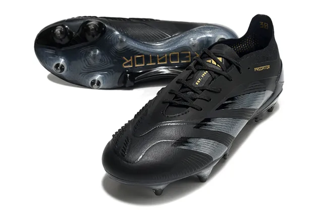 Adidas Predator White and Gold Firm-Ground Soccer Shoes 18