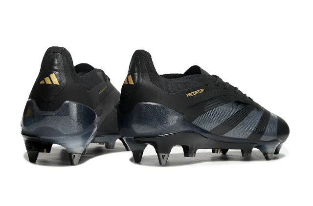 Adidas Predator White and Gold Firm-Ground Soccer Shoes 19