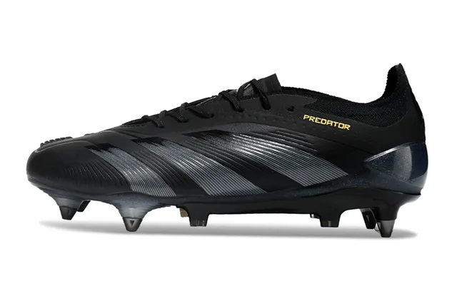 Adidas Predator White and Gold Firm-Ground Soccer Shoes 22