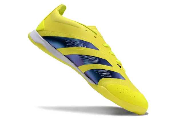Adidas Predator Jaune Bleu Low-Top Synthetic Upper Chaussures de football indoor 2