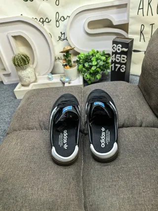 Adidas Samba Black White Gum Lifestyle Sneakers 8