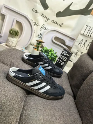 Adidas Samba Black White Gum Lifestyle Sneakers 9