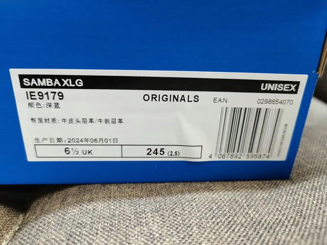 Adidas Samba Blue and White Lifestyle Sneakers 2