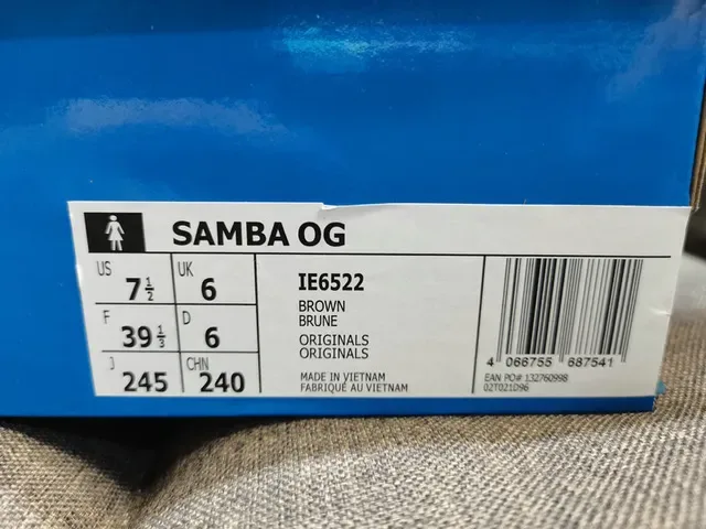 Adidas Samba Chaussures Lifestyle Marron et Blanc 2