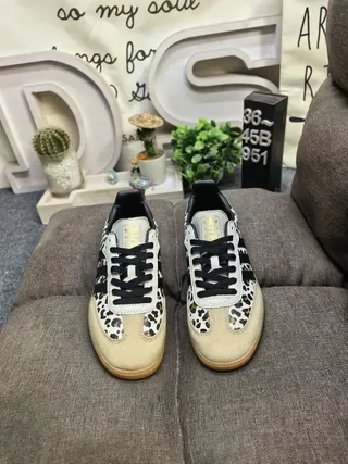 Adidas Samba Leopard-Print Lifestyle Sneakers 10